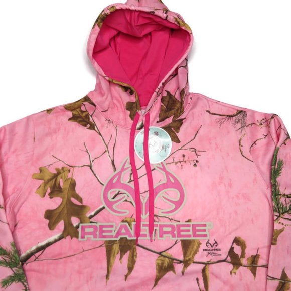 Realtree Performance Pullover Fleece Camo Pink - Picture 8 of 12